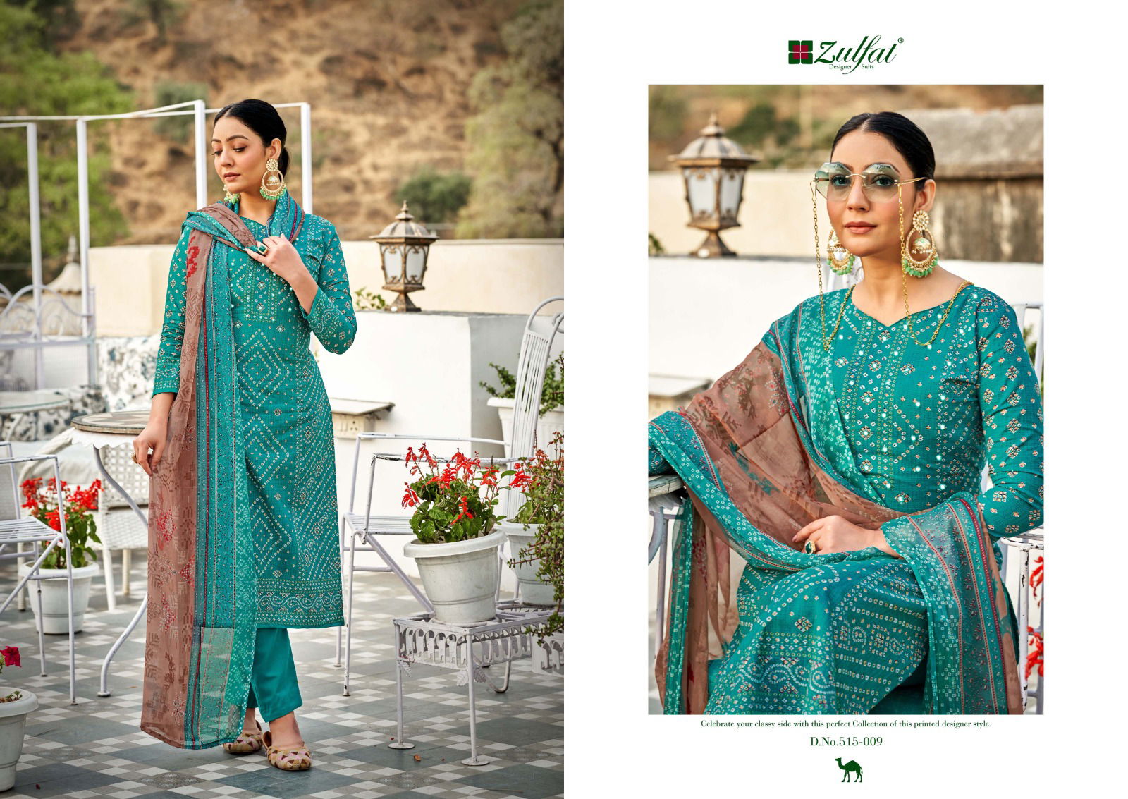 Tamanna Vol 4 By Zulfat Cotton Readymade Suits Catalog
